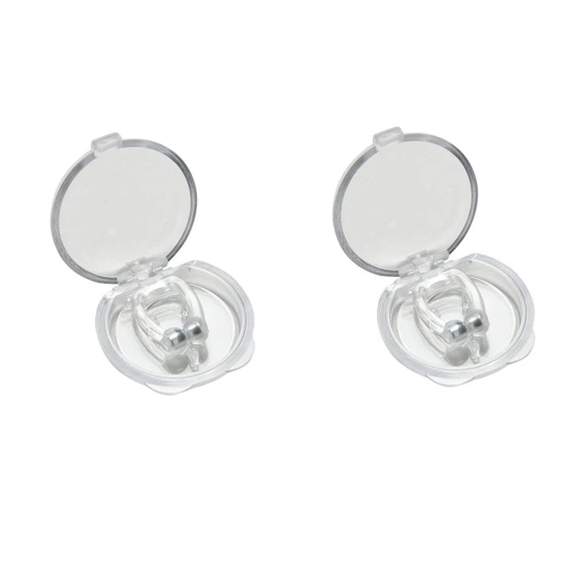 Clip Anti-Ronflement Magnétique en Silicone