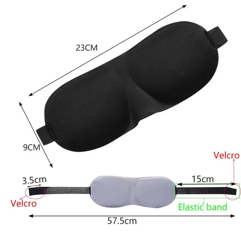 Masque de sommeil 3D contourné