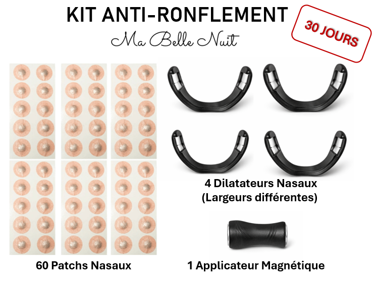 Kit Dilatateurs Nasaux Anti Ronflement