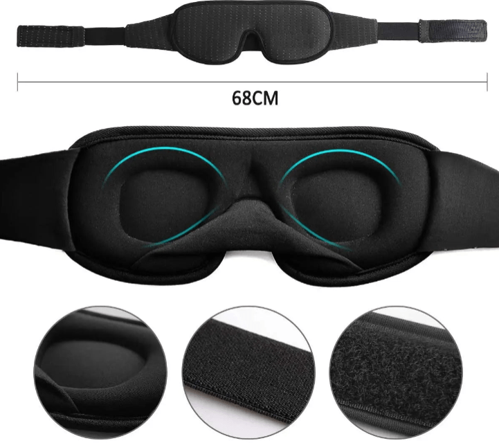 Masque de Sommeil 3D Ergonomique Respirant - Ma Belle Nuit