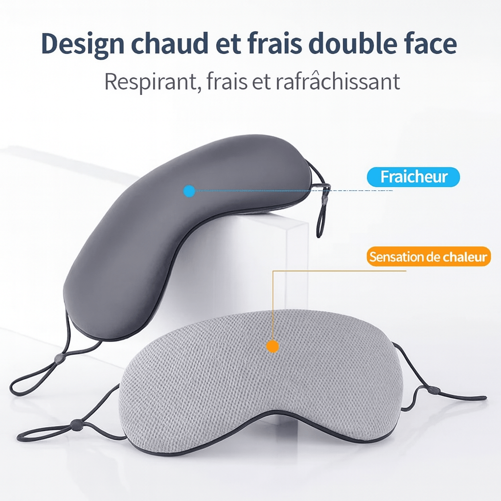 Masque de Sommeil Double Face Chaud & Frais - Ma Belle Nuit