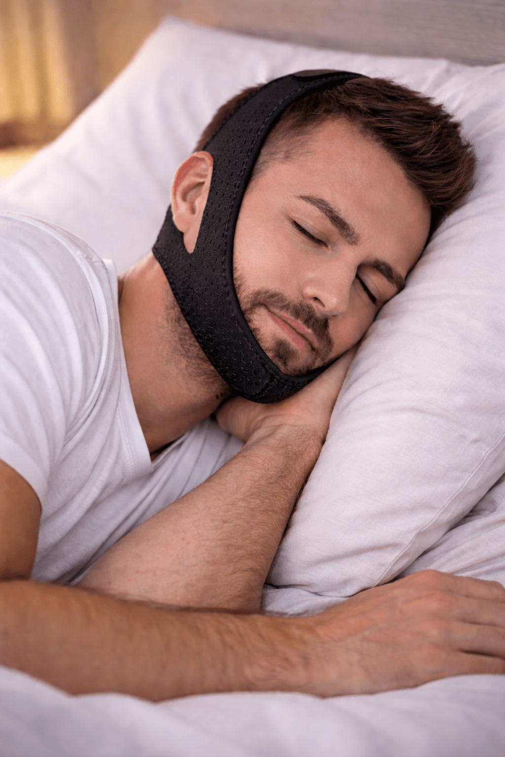 Mentonnière Anti Ronflement Ajustable - Ma Belle Nuit