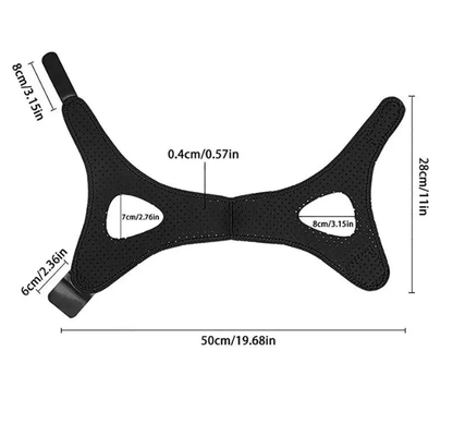 Mentonnière Anti - Ronflement Ajustable - Ma Belle Nuit