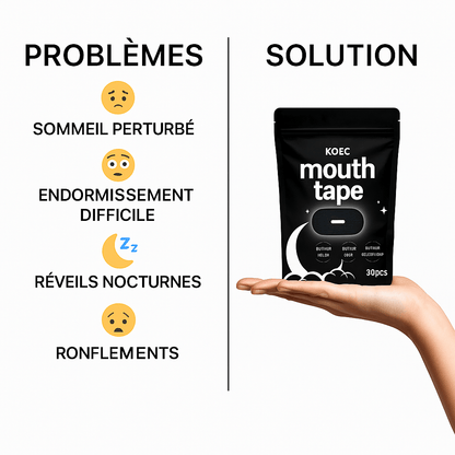 Mouth Tape Respirant Anti - ronflement - Ma Belle Nuit