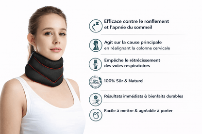 Support Cervical Anti - Ronflement Ergonomique - Ma Belle Nuit